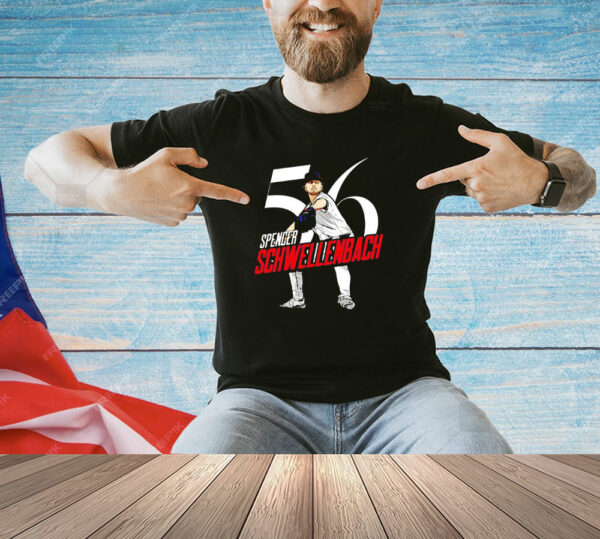 Spencer Schwellenbach Atlanta Braves #56 Player T-Shirt