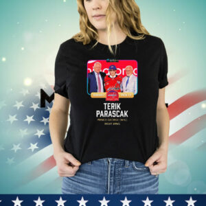Washington Capitals Terik Parascak Prince George Right Wing 2024 T-Shirt