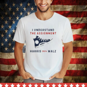 Chucks And Pearls I Understand The Assignment Harris Walz 2024 T-Shirt