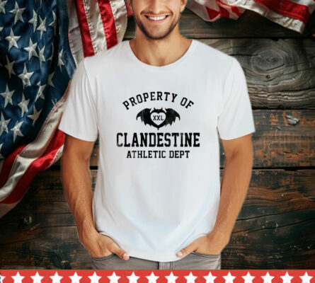 Property Of Clandestine Athletic Dept Xx T-Shirt