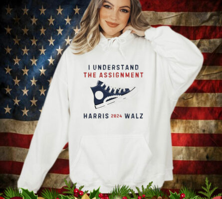 Chucks And Pearls I Understand The Assignment Harris Walz 2024 T-Shirt