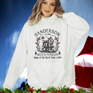 Sanderson Est 1693 Witch Museum Home Of The Black Flame Candle T-Shirt