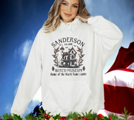 Sanderson Est 1693 Witch Museum Home Of The Black Flame Candle T-Shirt