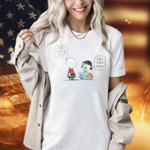 Charlie Brown and Lucy can i kick it yes you can Shirt