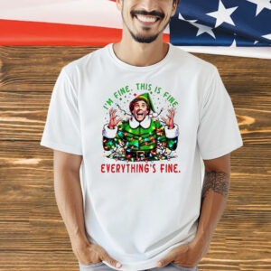 Elf I’m fine this is fine everything’s fine Christmas Shirt