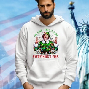 Elf I’m fine this is fine everything’s fine Christmas Shirt