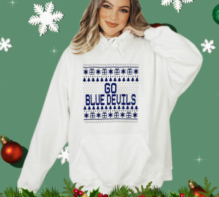 Go Blue Devils Christmas T-Shirt