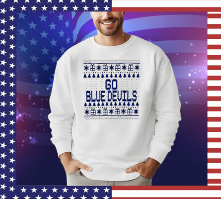 Go Blue Devils Christmas T-Shirt