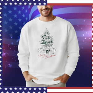 Merry Christmas tree vintage T-Shirt