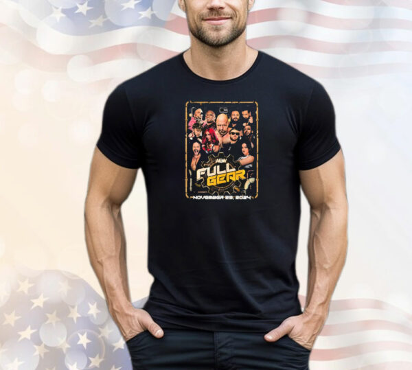 Official AEW Full Gear November 23 2024 Poster T-Shirt