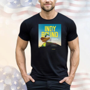 Official Indy Bound 2024 Discover Big Ten Football Championship Game Dec 7 Lucas Oil Stadium Indianapolis Poster T-Shirt