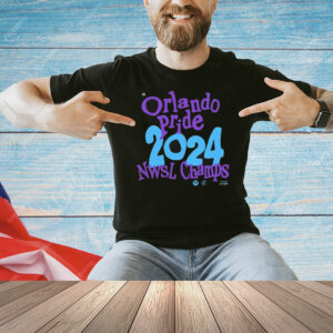 Official Orlando Pride Playa Society 2024 NWSL Champions T-Shirt