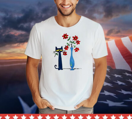 Pete the cat flower T-Shirt