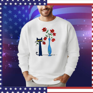 Pete the cat flower T-Shirt