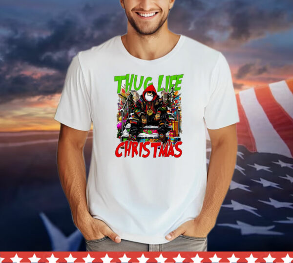 Santa Claus Thug Life Christmas T-Shirt