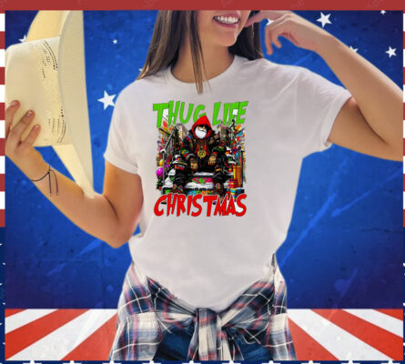 Santa Claus Thug Life Christmas T-Shirt