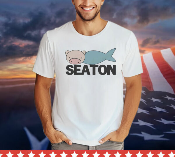 Seaton pig fish Luffy One Piece T-Shirt