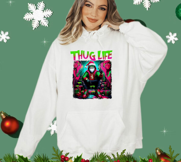 Thug Life Santa Christmas T-Shirt