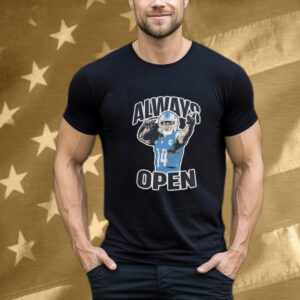 Amon-Ra St. Brown Always Open Detroit Lions T-Shirt