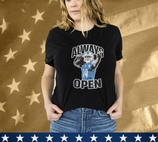 Amon-Ra St. Brown Always Open Detroit Lions T-Shirt