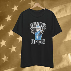 Amon-Ra St. Brown Always Open Detroit Lions T-Shirt