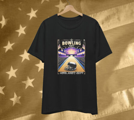 Bowling Party December 13 125th Army Navy Rivalry Game Kickoff Bowlero College Park T-Shirt