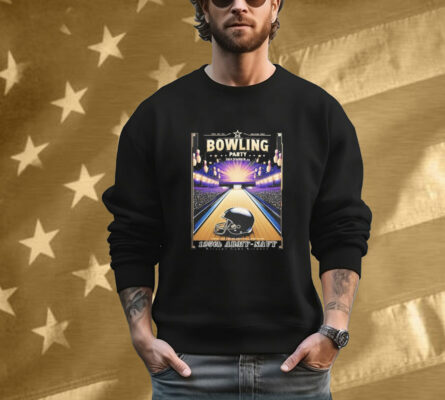 Bowling Party December 13 125th Army Navy Rivalry Game Kickoff Bowlero College Park T-Shirt