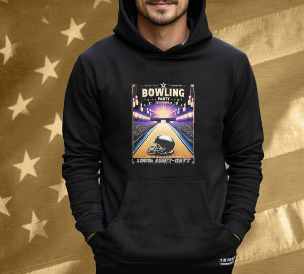 Bowling Party December 13 125th Army Navy Rivalry Game Kickoff Bowlero College Park T-Shirt