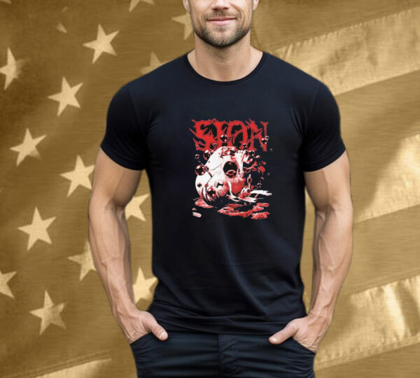 Jared Dines I Just Launched Sion Skull Tee Shirt