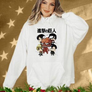 Kawaii Character Attack On Titan Tee Shirt