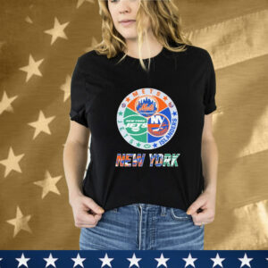 New York Jets x New York Mets x New York Islanders Tee Shirt