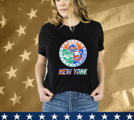 New York Jets x New York Mets x New York Islanders Tee Shirt