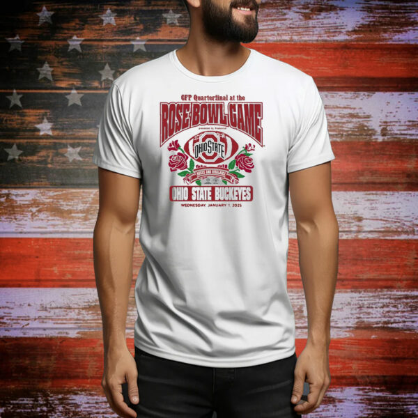 Ohio State Buckeyes Cfp Quarterfinal At The Rose Bowl Game 2025 Tee Shirt