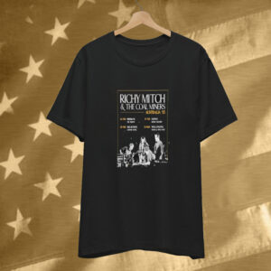 Richy Mitch & The Coal Miners Australia 2024 Tour Tee Shirt