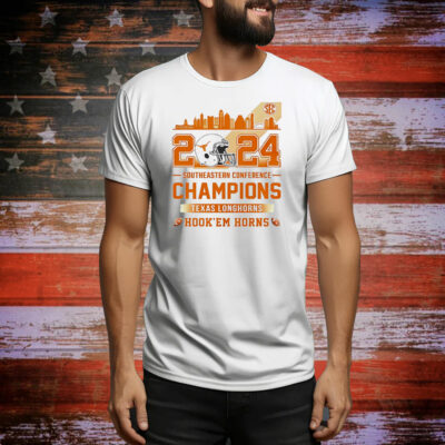 Texas Longhorns Southeastern Conference Champions 2024 Hook Em Horns Tee Shirt