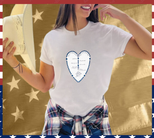 The Last Dinner Party Rosary Heart T-Shirt