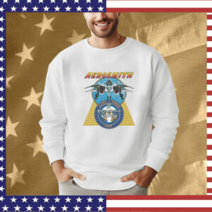 Aerosmith Aero Force One Plane Eagle Tee Shirt