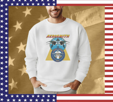 Aerosmith Aero Force One Plane Eagle Tee Shirt