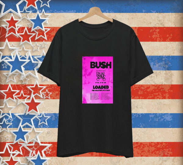 Bush The Greatest Hits Tour 2025 Official Tee Shirt