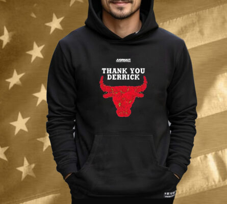 Derrick Rose Jugrnaut Everywhere Thank You Chicago Bulls Tee Shirt