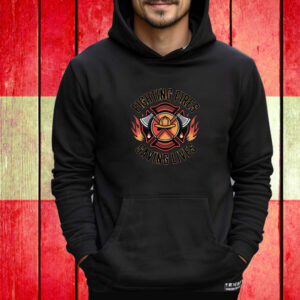 Fighting Fires Saving Lifes Los Angeles Fire Tee Shirt