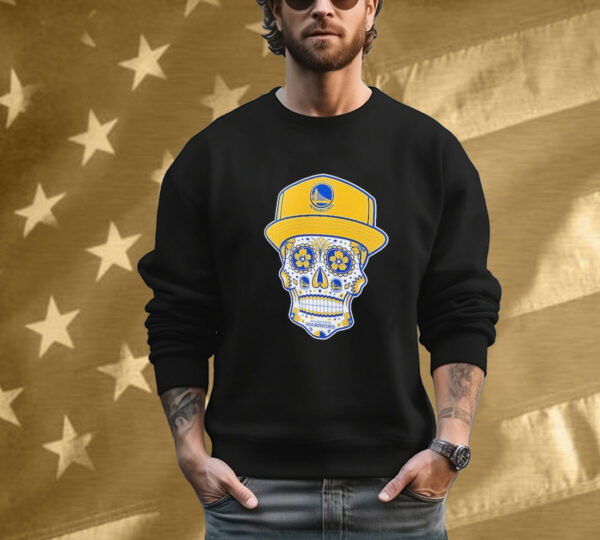 Golden State Warriors Iconic Hometown Skull Tee Shirt