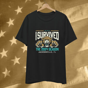 Jacksonville Jaguars I Survived The 2024 Season Jacksonville FL Tee Shirt