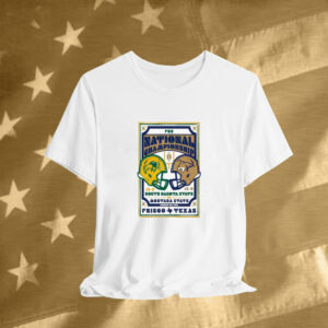 North Dakota State Vs Montana State Frisco TX 1-6-2025 Helmet Tee Shirt