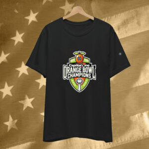 Notre Dame Fighting Irish Capital One Orange Bowl College Football Playoff Semifinal Champions NCAA Bowl Games Season 2024-2025 Logo Tee Shirt