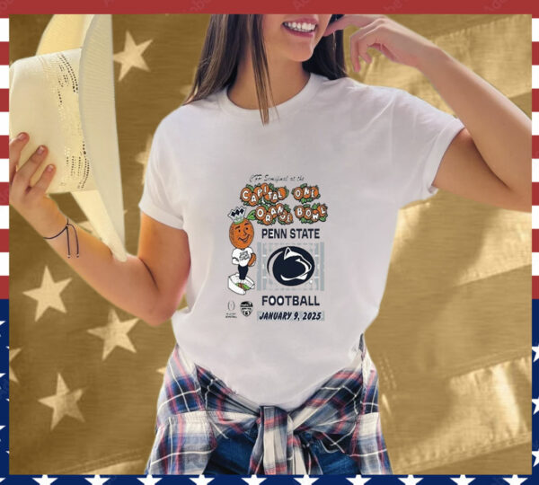 Official Penn State Nittany Lions Football Orange Bowl Bound South Florida Stadium January 9 2025 T-Shirt